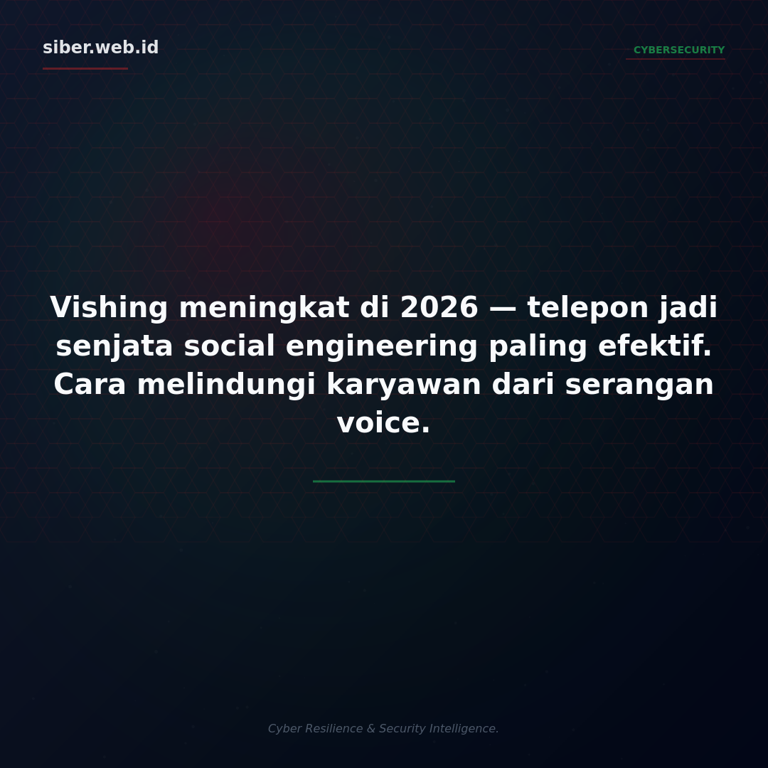 Vishing Meningkat di 2026: Saat Telepon Jadi Senjata Social Engineering Paling Efektif