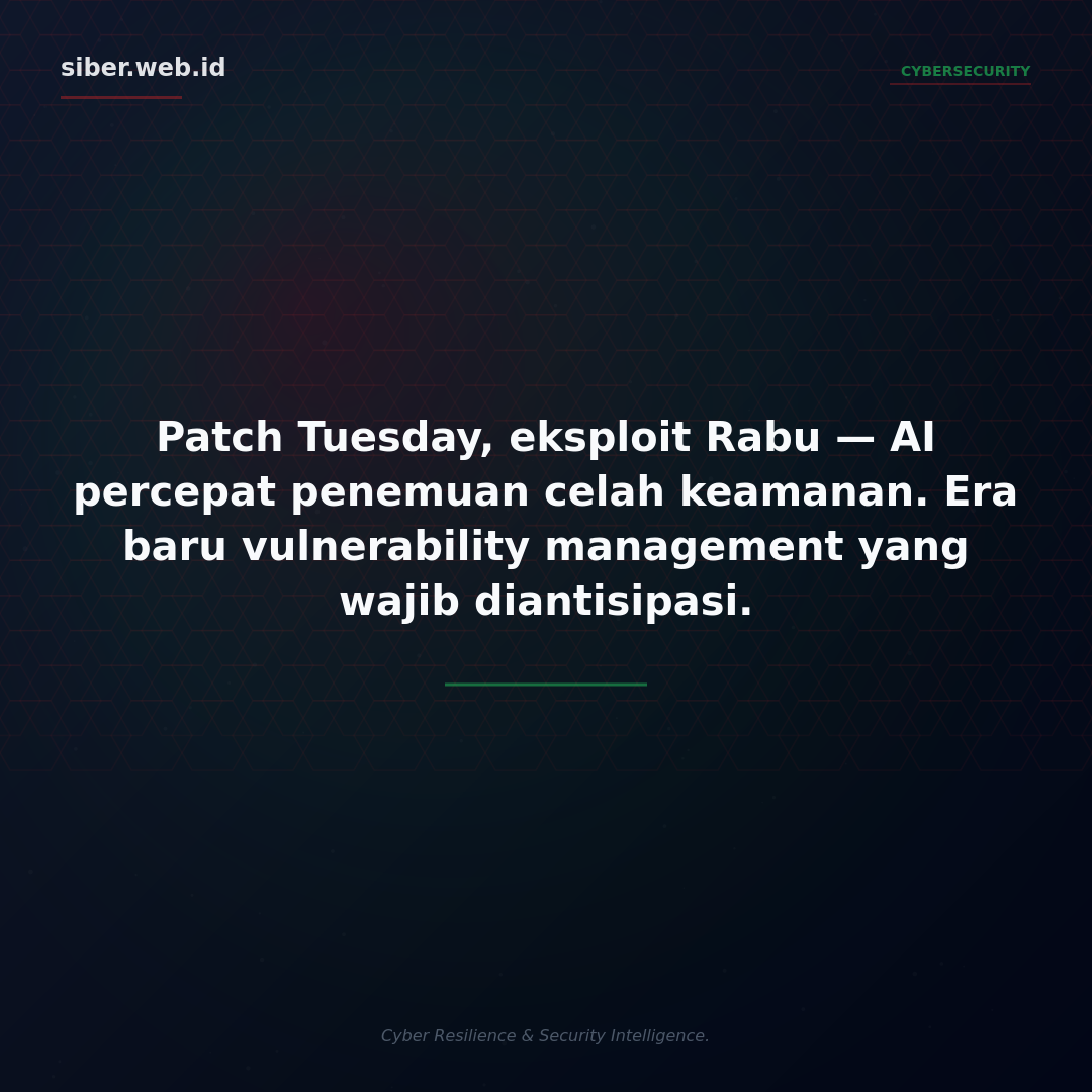 Patch Tuesday, Eksploit Rabu: AI Mempercepat Penemuan Celah dan Mengubah Prioritas Patch