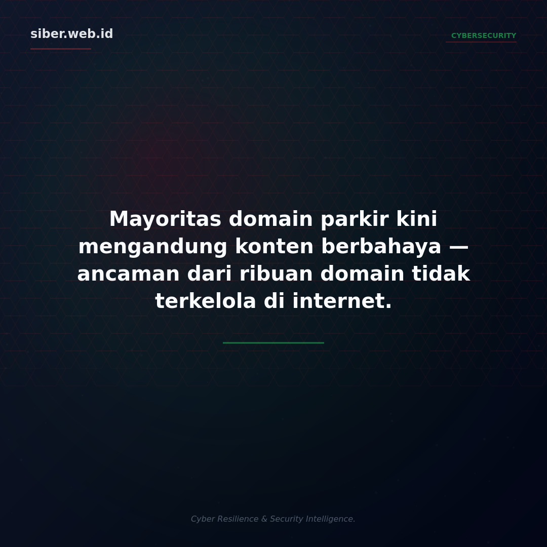 Mayoritas Domain Parkir Kini Mengandung Konten Berbahaya