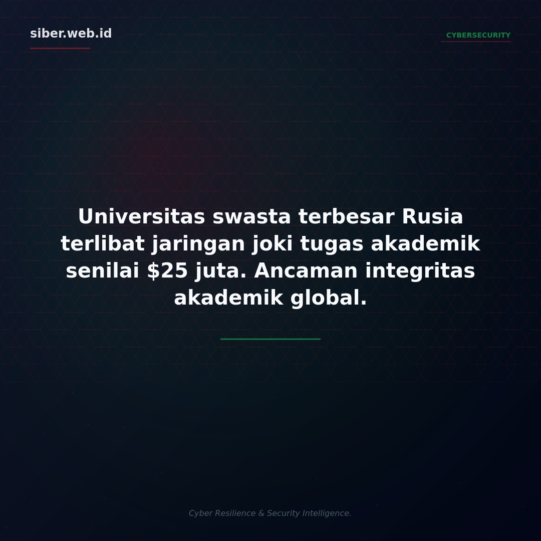 Keterkaitan Universitas Swasta Terbesar Rusia dengan Jaringan Joki Tugas Senilai $25 Juta